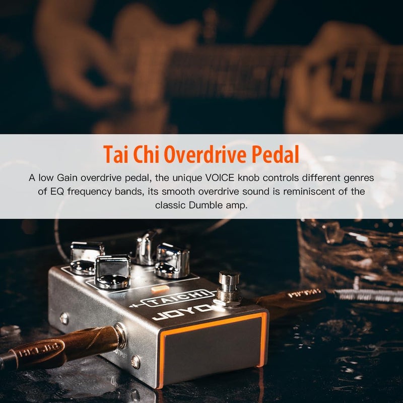 JOYO Overdrive Pedal R Series Low Gain OD Classic Amp Sound for Electric Guitar Effect (Tai Chi R-02) - Image 2